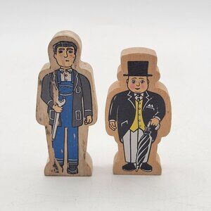 Thomas the Train & Friends Wooden Railway People Lot - Sir Topham Hat & Mechanic